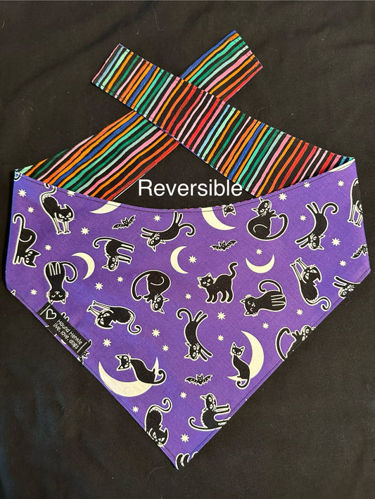 Over the Moon Reversible Dog Bandana