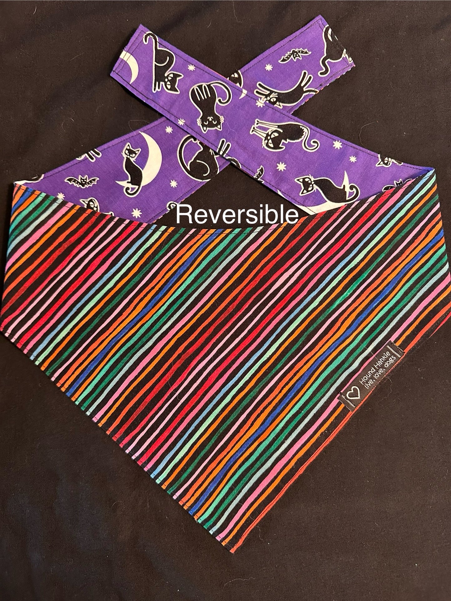 Over the Moon Reversible Dog Bandana