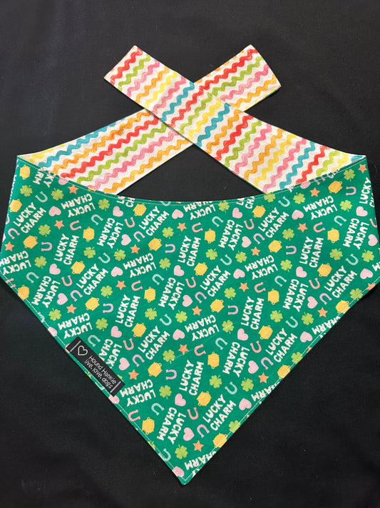Lucky Charm Reversible Dog Bandana