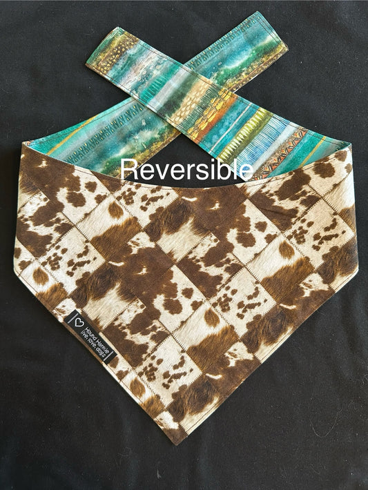 Urban Cowdog Reversible Dog Bandana