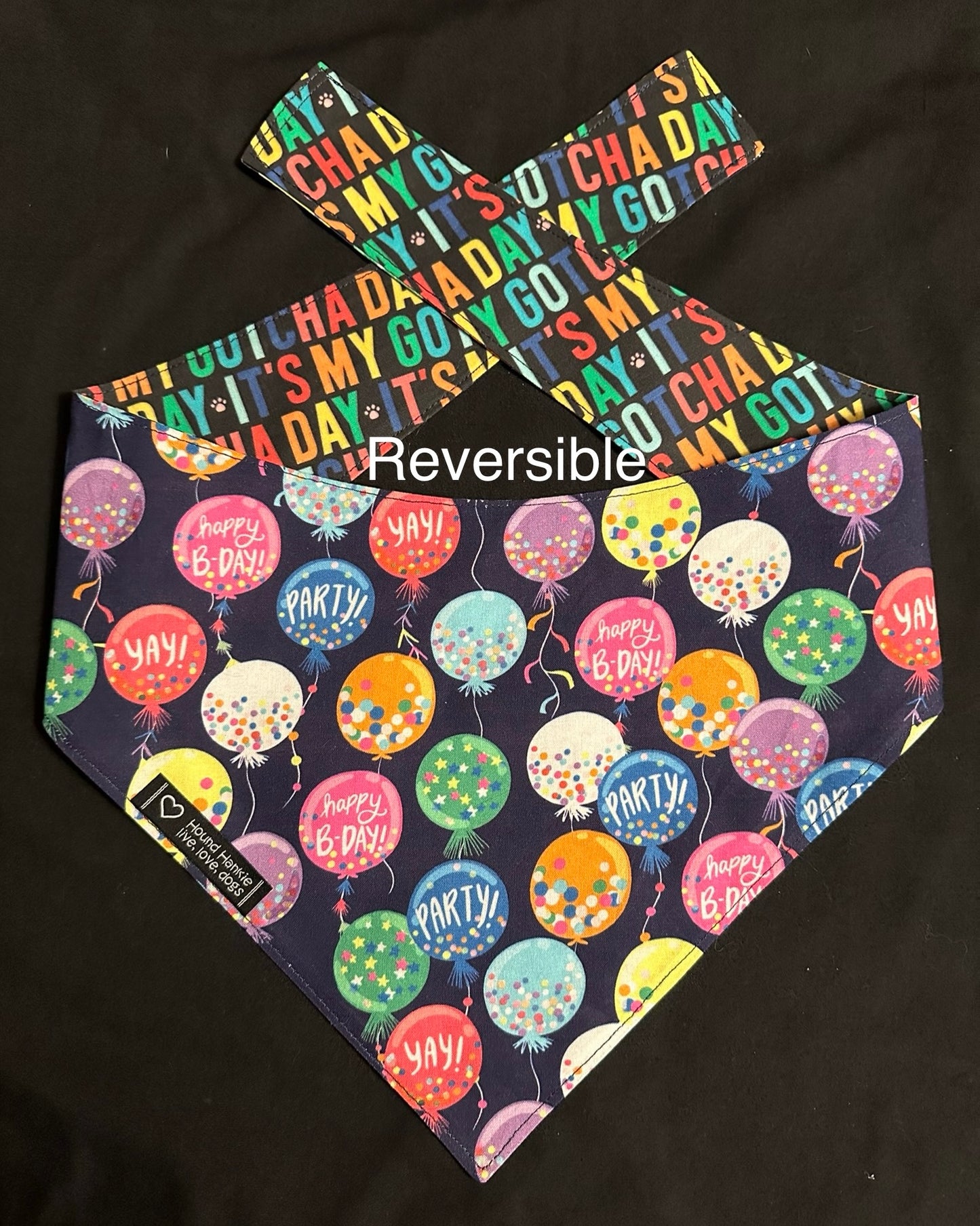 Celebration Reversible Dog Bandana
