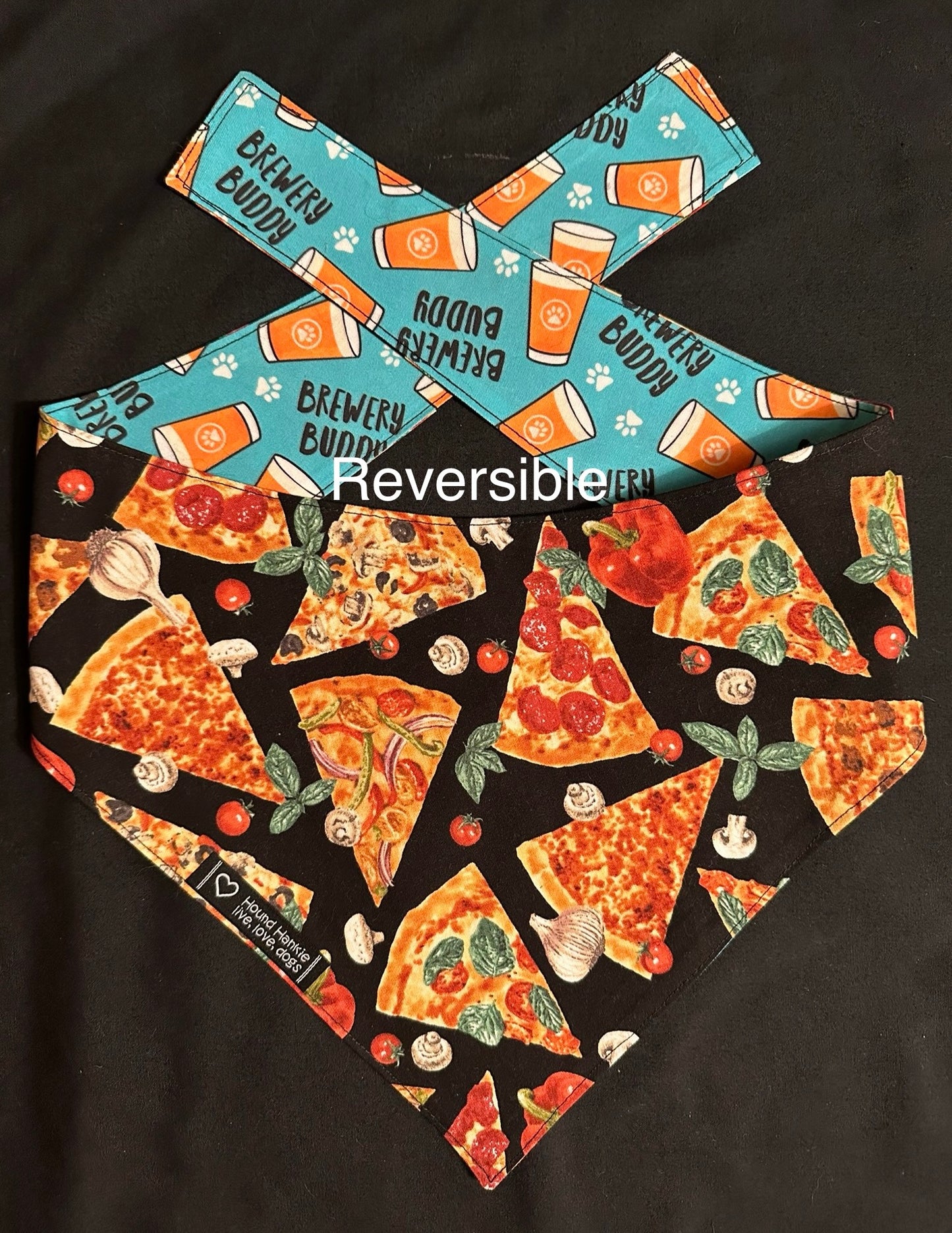 Beer Buddy Reversible Dog Bandana