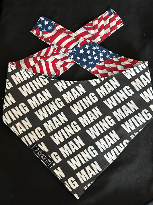 Wingman Reversible Dog Bandana