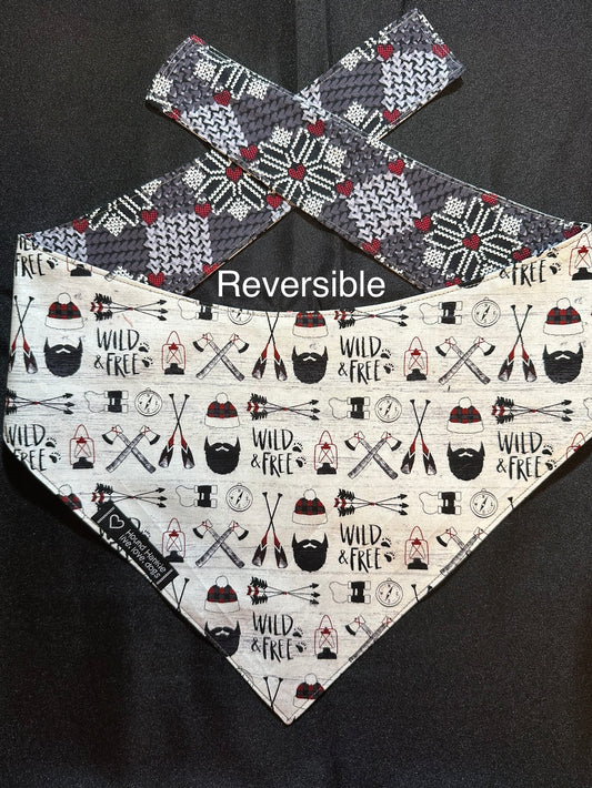 Wild & Free Reversible Dog Bandana