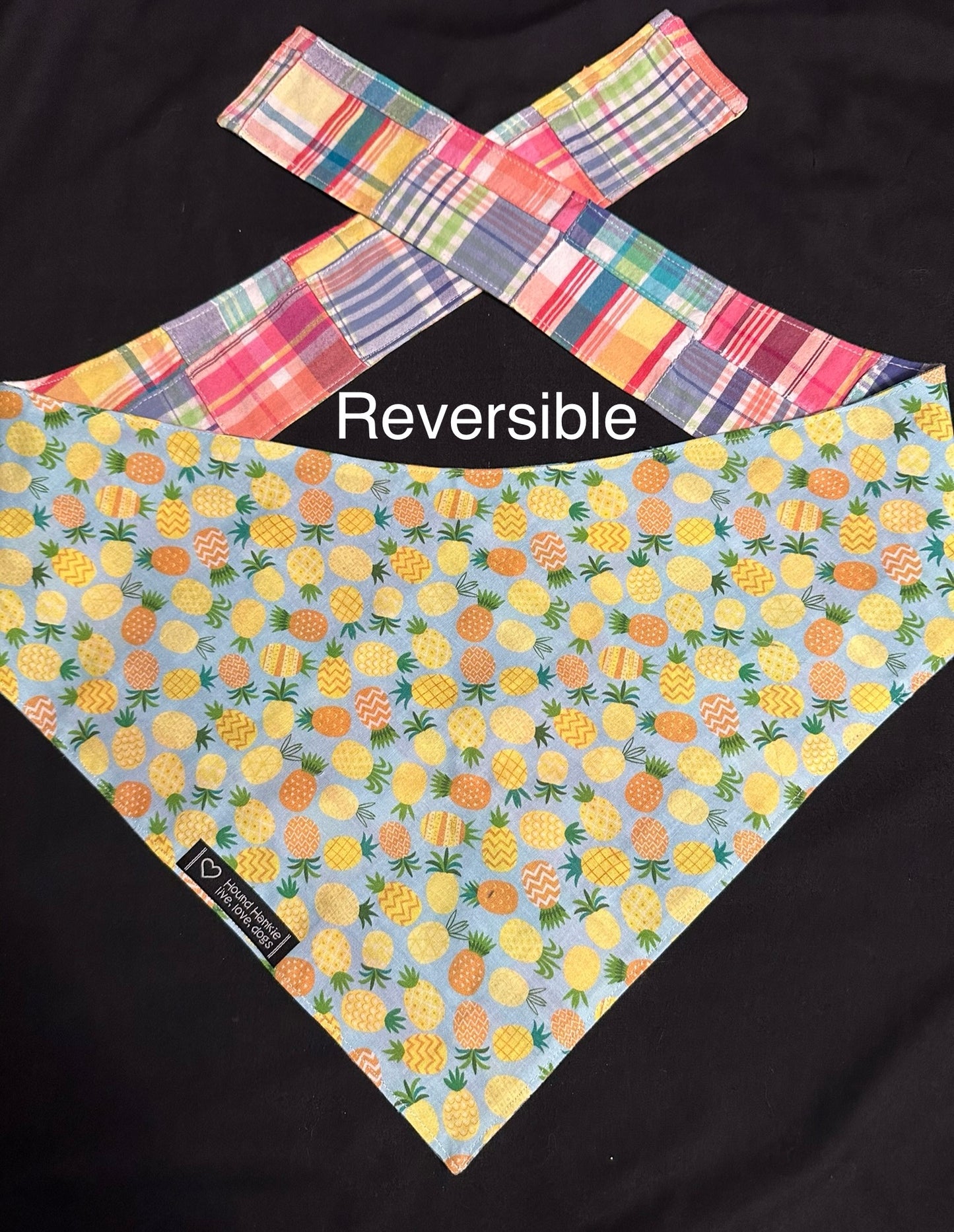 Pining for Plaid Reversible Dog Bandana