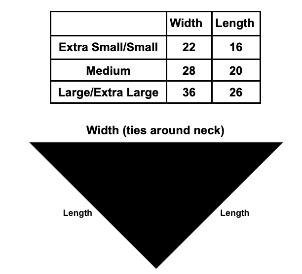 Lumberjack Fringed Dog Bandana