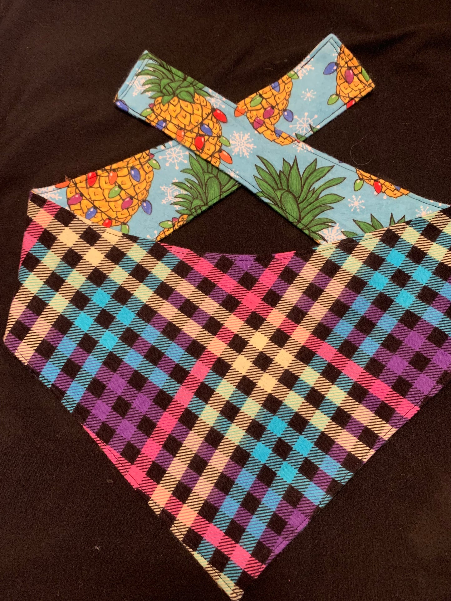 Mele Kalikimaka Reversible Dog Bandana
