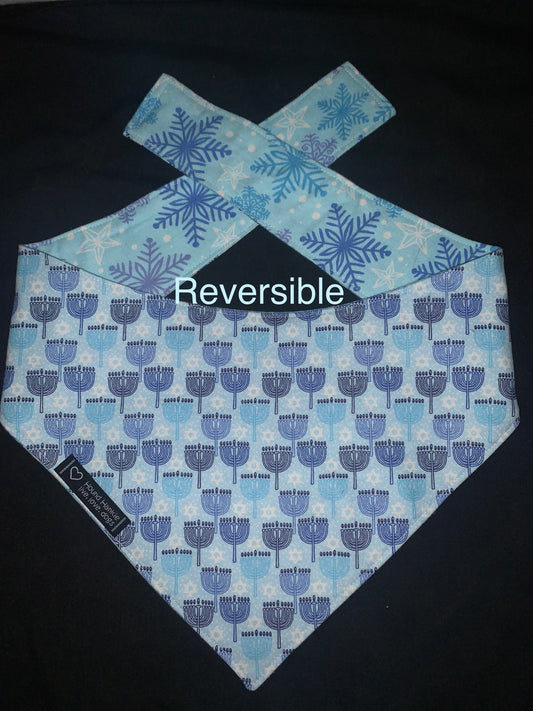 Festival of Lights Reversible Dog Bandana
