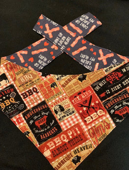 Don't Go Bacon My Heart Reversible Dog Bandana
