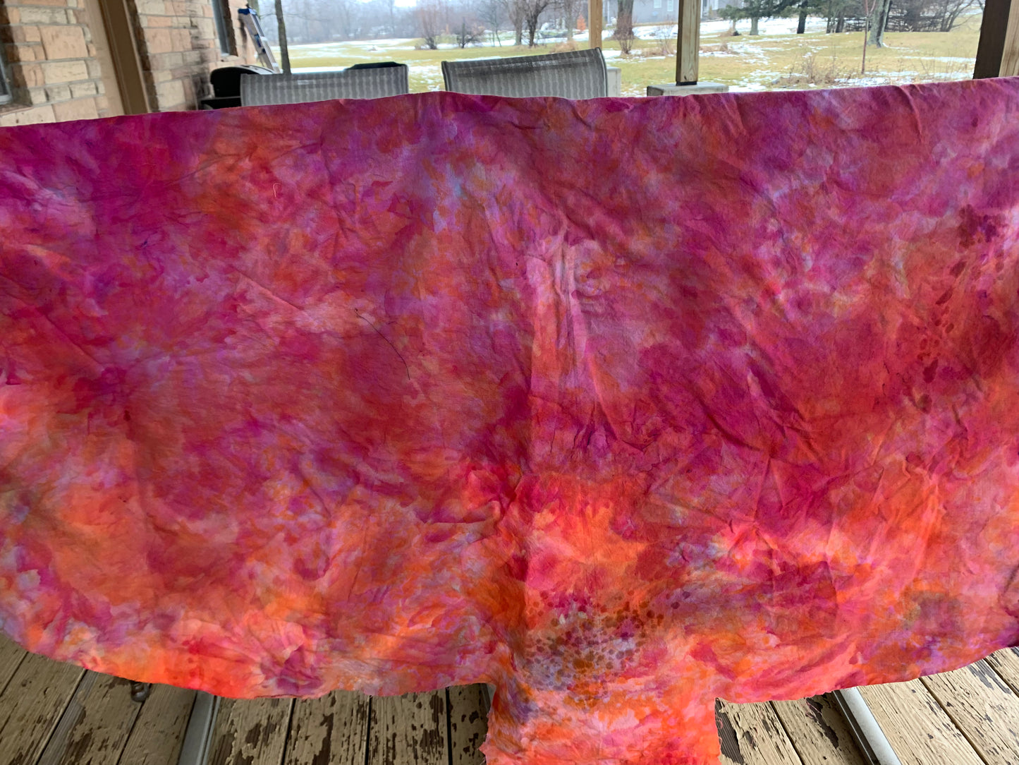 Snow Tie Dye Dog Bandanas