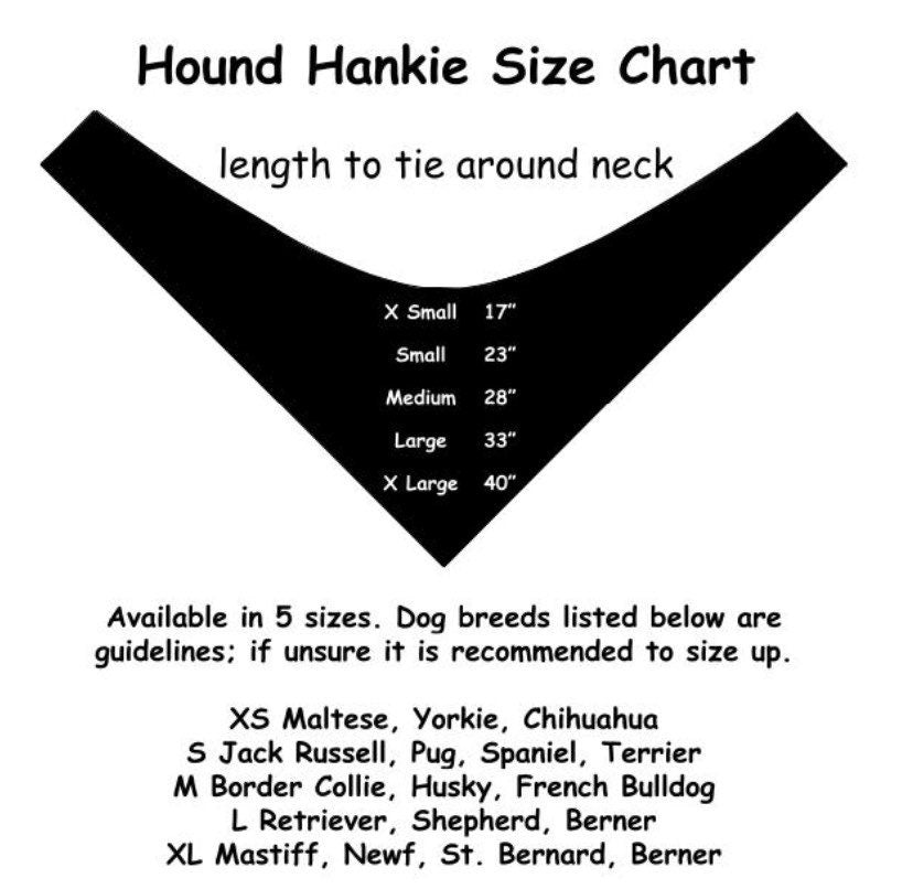 Stars Reversible Hound Hankie