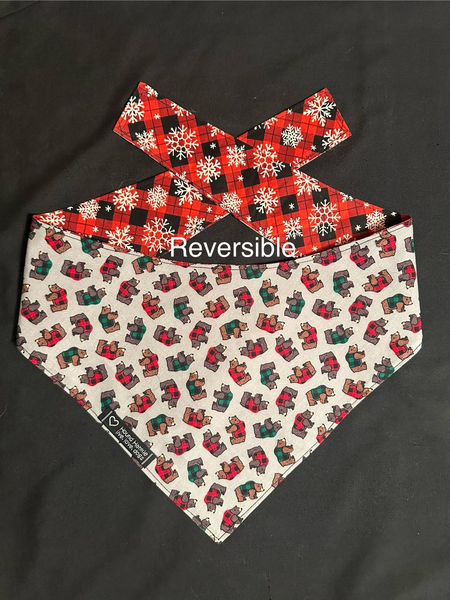 Lumber Jack & Jill Reversible Dog Bandana