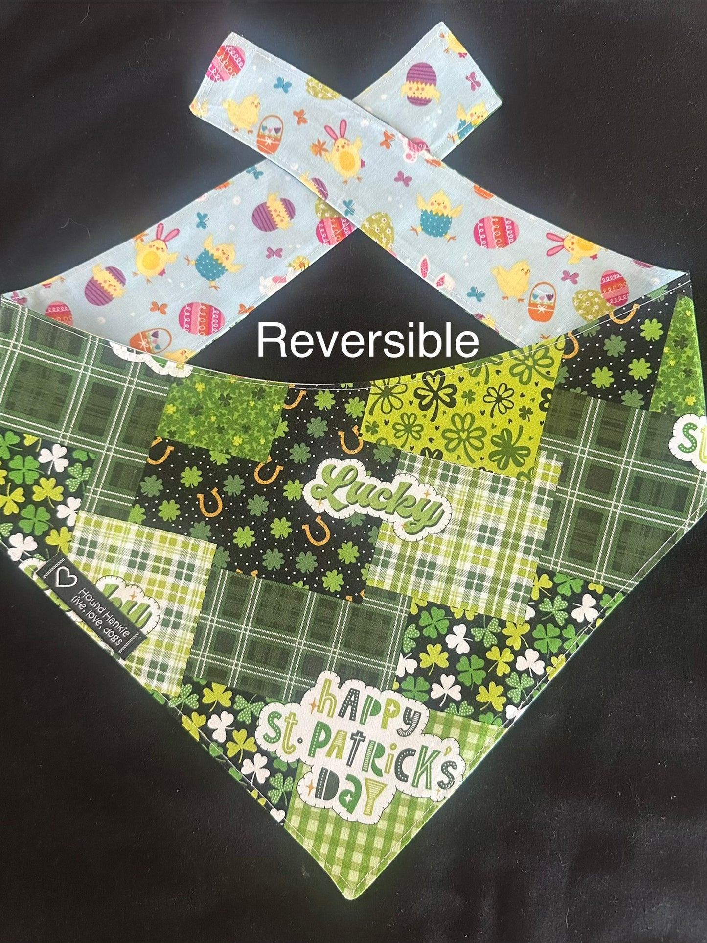 Lucky Dog! Reversible Dog Bandana