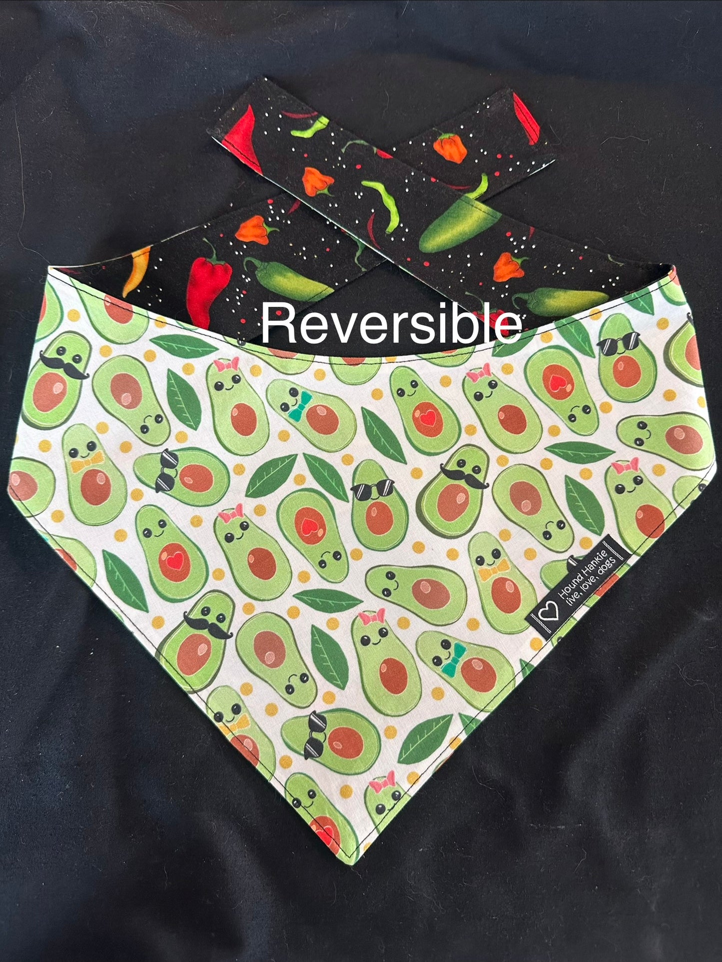 HOT Stuff Reversible Dog Bandana