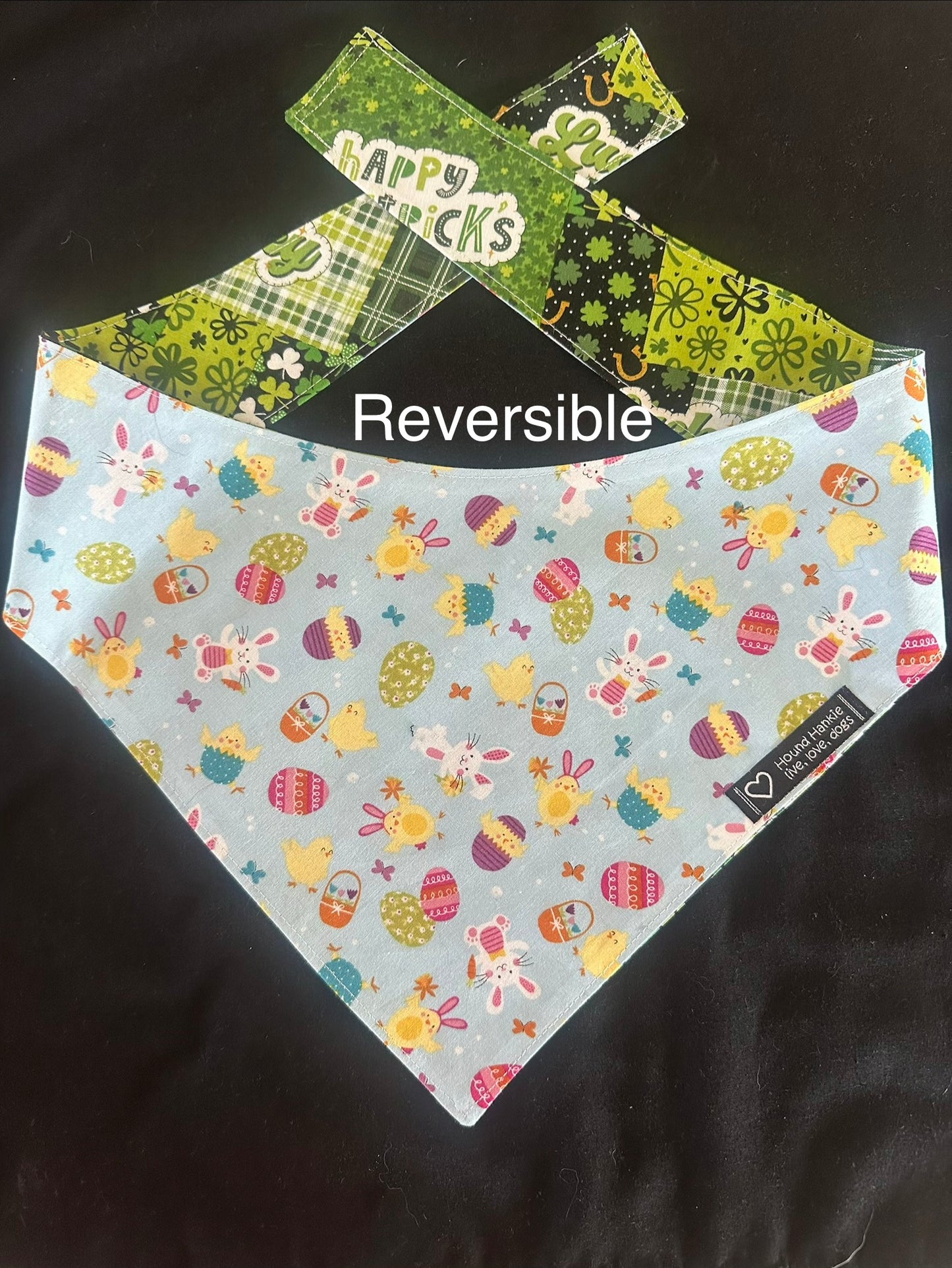 Lucky Dog! Reversible Dog Bandana