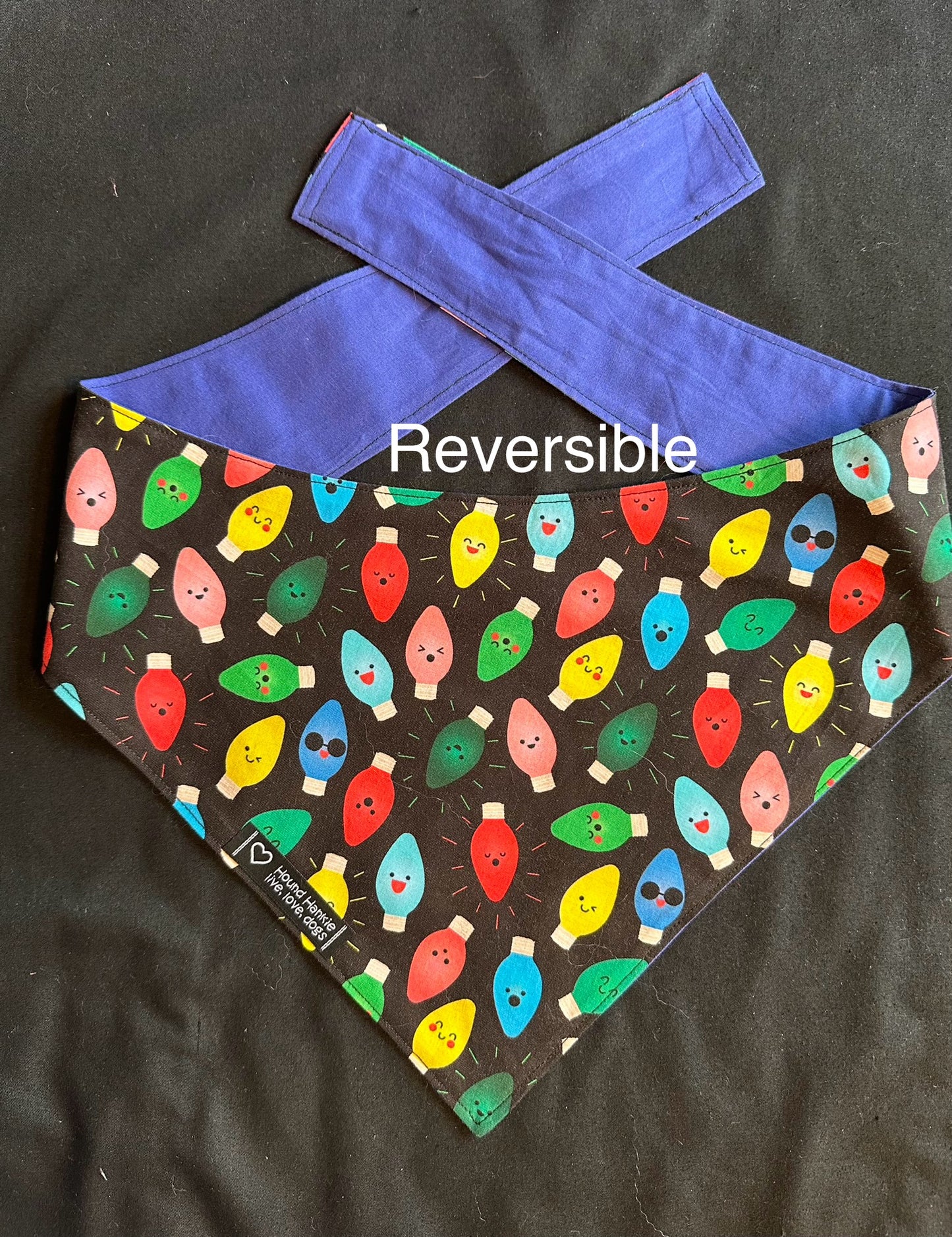 Light Up My Life Reversible Dog Bandana