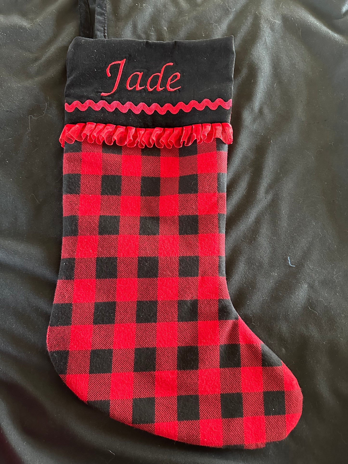 Bernese Mountain Dog Christmas Stocking Personalized
