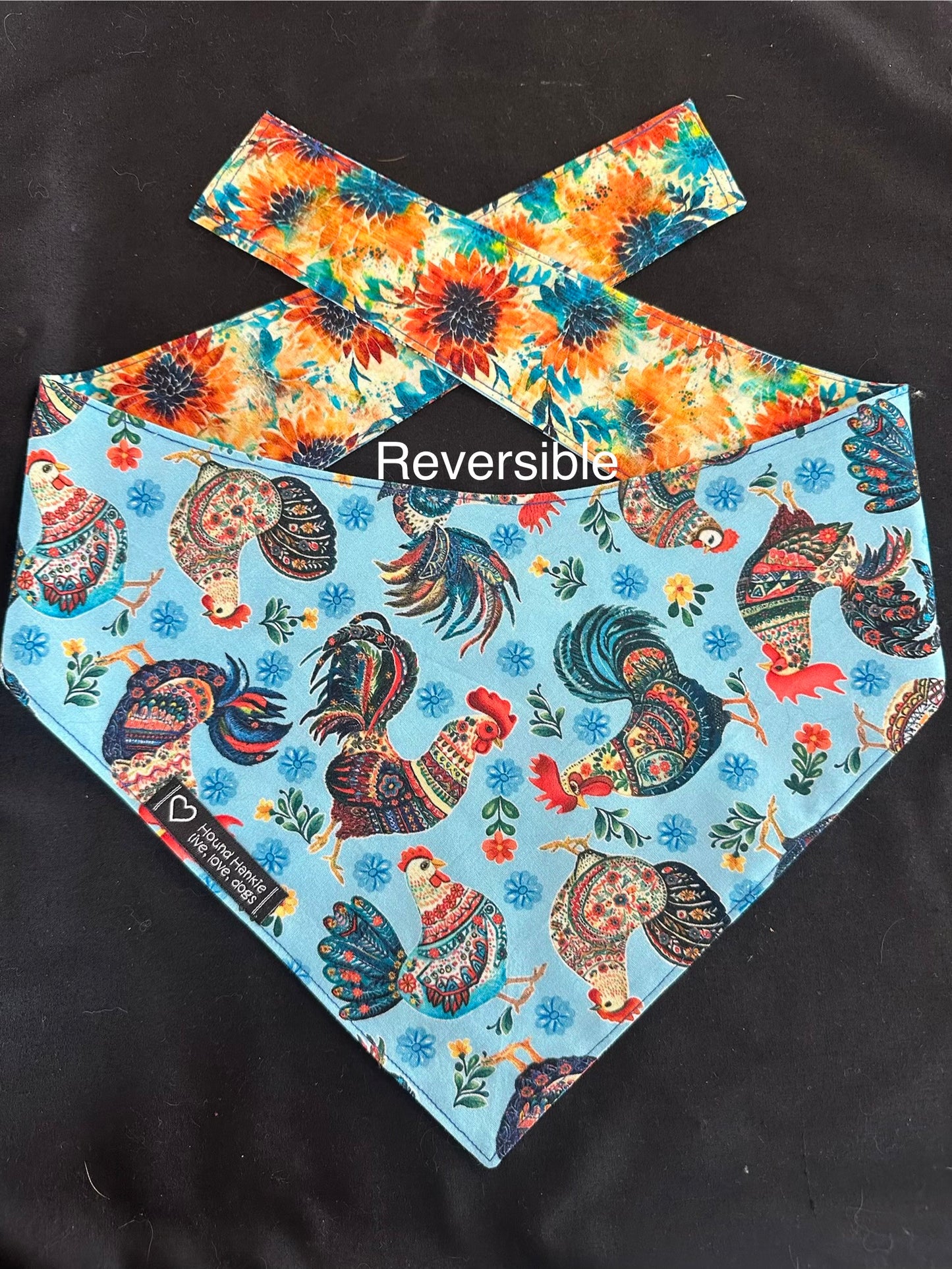The Rooster Reversible Hound Hankie