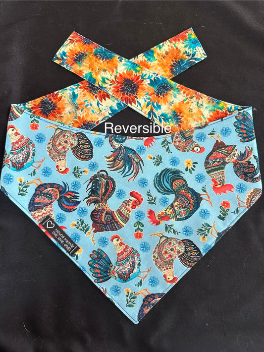 The Rooster Reversible Hound Hankie