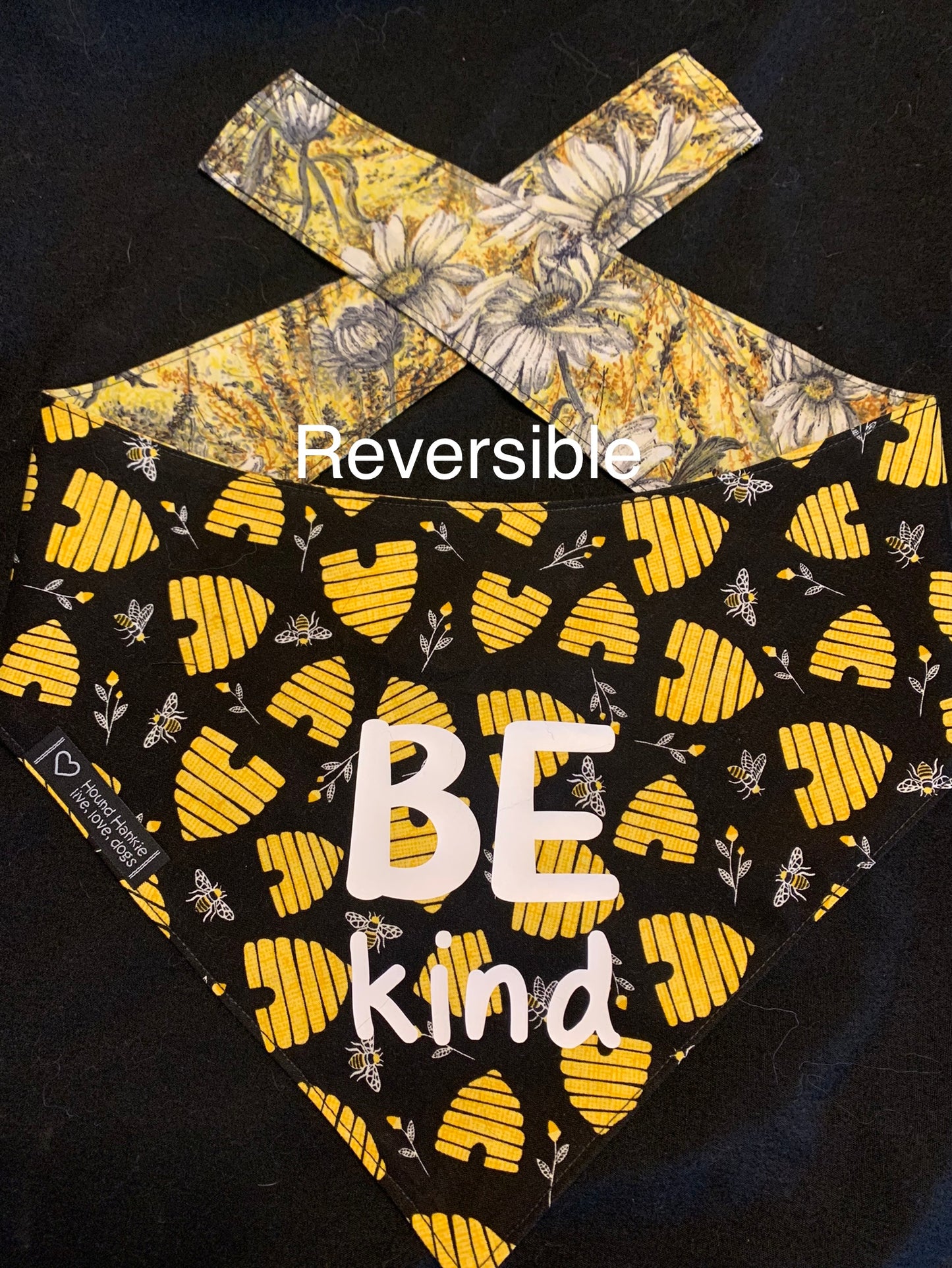 Be Kind Reversible Dog Bandana