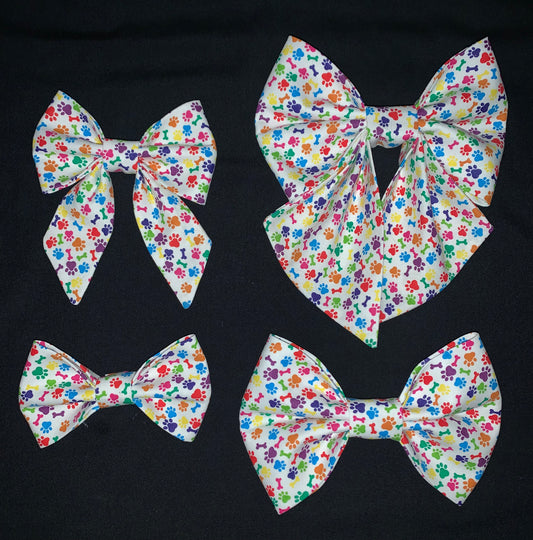 Live, Love, Dogs Bow Tie & Sailor Bow