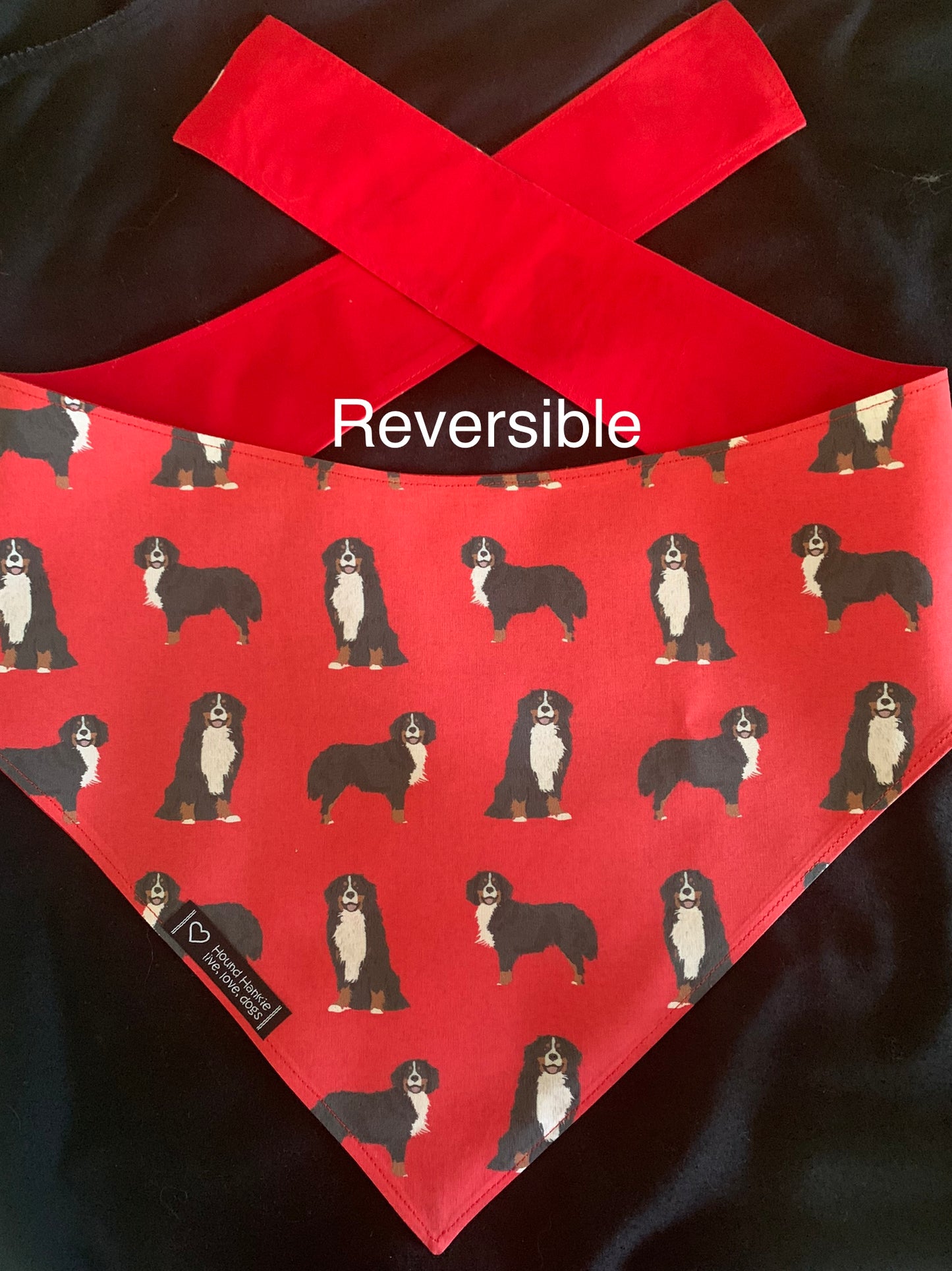 Bernese Mountain Reversible Dog Bandana Classic