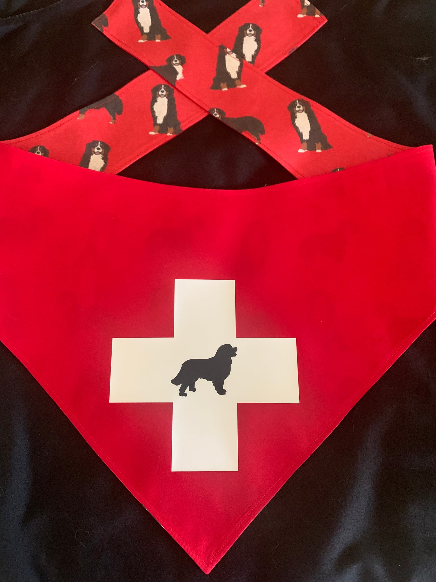 Bernese Mountain Reversible Dog Bandana Classic