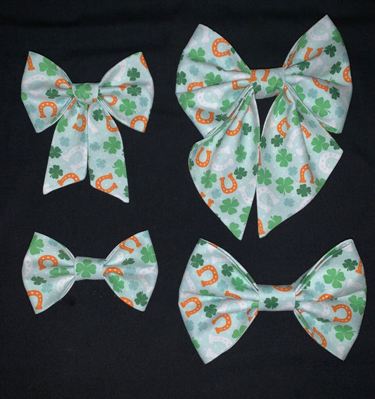 Luck of the Irish Bow Tie & Sailor Bow